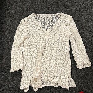 💸White Lace Swim Cover Up Top 💸 5/$25